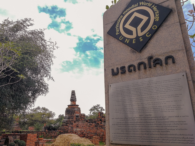 UNESCO World Heritage Inscription at Ayutthaya